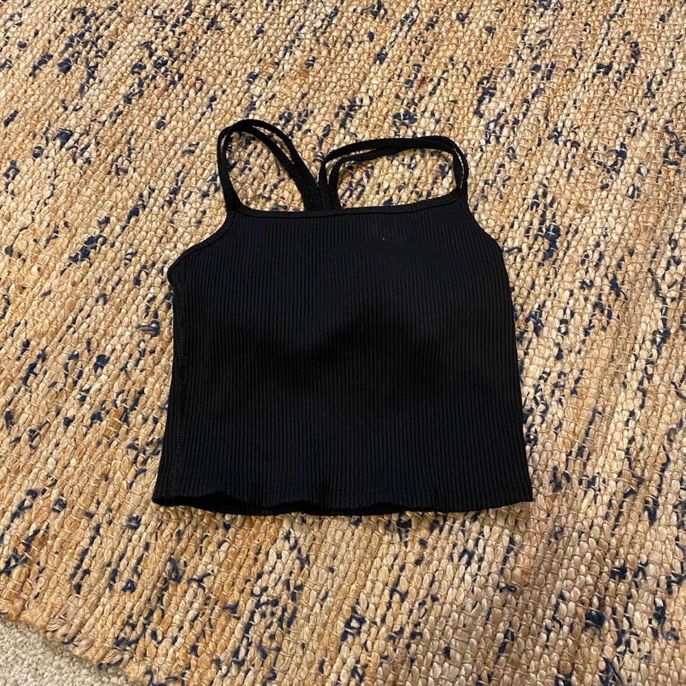 Carbon38 Ribbed Crop Top